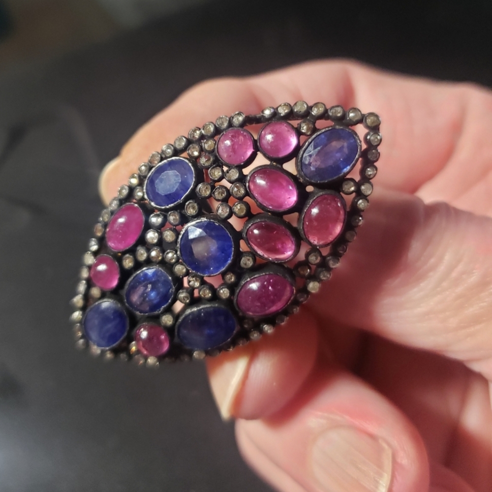 Amethyst & silver ring